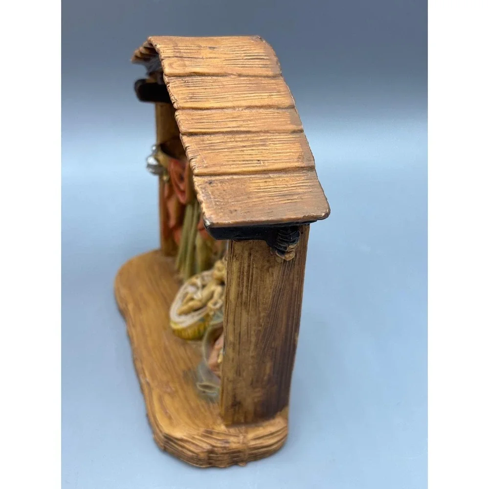 Vintage Nativity Scene Figurine Made In Italy Holiday‎ Christmas Religious Decor